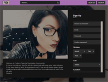 Tablet Screenshot of findoms.com